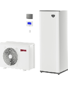 POMPA DI CALORE ARIA-ACQUA ARISTON CON ACCUMULO COMPACT DA 180 LT PER 1 ZONA NIMBUS COMPACT M NET 40M GAS R410A