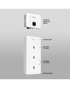 Fotovoltaico batteria monofase 5.12 Kw