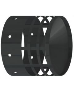 griglia scarico Ø80 in nylon pe r sistema sdoppiato compatibile 
