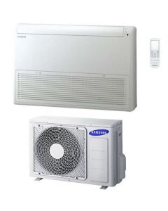 climatizzatore condizionatore samsung monosplit inverter serie pavimento/soffitto con telecomando ac052rnc-dkg 18000 btu/h classe a+/a+ gas r32