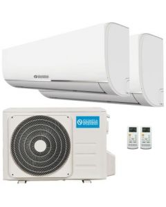 climatizzatore condizionatore olimpia splendid inverter dual split canmh18ei s5+9000+12000 serie nexya s4 wi fi classe a++/a+ gas r32