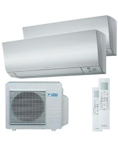 climatizzatore condizionatore daikin inverter dual split 2 mxm68+12000+18000 serie perfera wi-fi classe a+++ gas r 32