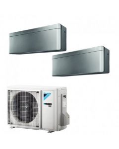 Climatizzatore Condizionatore Daikin Inverter Dual Split 2 Mxm50m+9000+9000 Serie Stylish Silver Wi-Fi Classe A+++ Gas R 32