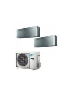 Climatizzatore Condizionatore Daikin Inverter Dual Split 2 Mxm50m+12000+12000 Serie Stylish Silver Wi-Fi Classe A+++ Gas R 32