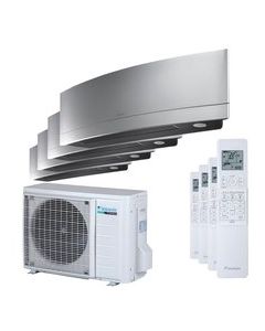 Climatizzatore Condizionatore Daikin Inverter Quadri Split 4 Mxm80n+9000+9000+12000+12000 Serie Emura Silver Wi-Fi Classe A+++ Gas R 32