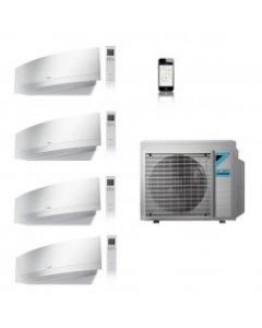 Climatizzatore Condizionatore Daikin Inverter Quadri Split 4 Mxm80n+9000+9000+9000+18000 Serie Emura White Wi-Fi Classe A+++ Gas R 32