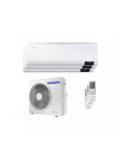 climatizzatore condizionatore samsung inverter quadri split aj080+9000+9000+9000+9000 serie wind free avant wi fi classe a++/a+ gas r32