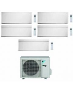 Climatizzatore Condizionatore Daikin Inverter Penti Split 5 Mxm90+9000+9000+9000+9000+18000 Serie Stylish White Wi-Fi Classe A+++ Gas R 32