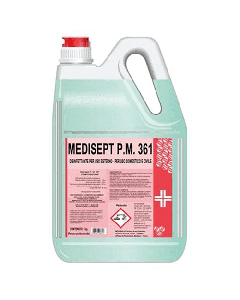 DETERGENTE DISINFETTANTE MEDISEPT PM 361 REGISTRATO AL MINISTERO DELLA SANITA' 5 LT