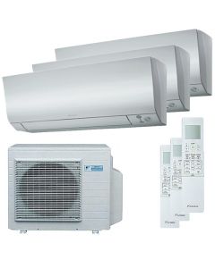 climatizzatore condizionatore daikin inverter trial split 3 mxm52+9000+9000+9000 serie perfera wi-fi classe a+++ gas r 32